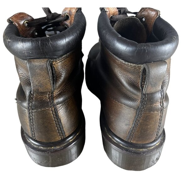 Dr Martens 939 Mens Size 9 W Womens 10 Boots Brown Leather 6 Eyes England main image 6